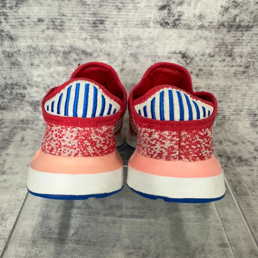 Adidas‎ Swift Run 22 J Kids 6 Black Pink Leopard Running Shoes Sneakers GX9215